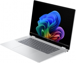 Ноутбук HP OmniBook X Flip x360 16-as0000ua 16" 3K OLED Touch, Intel U7-258V, 32GB, F1TB, UMA, Win11, сріблястий C3UM0EA