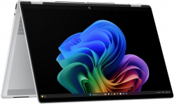 Ноутбук HP OmniBook X Flip x360 16-as0006ua 16" WUXGA IPS Touch, Intel U5-226V, 16GB, F1TB, UMA, Win11, сріблястий C3UM2EA