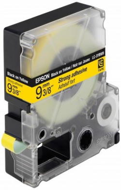 Картридж зі стрічкою Epson LK3YBW принтерів LW-300/400/400VP/700 Strng adh Blk/Yell 9mm/9m C53S653005