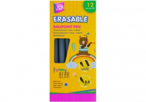 Ручка шариковая "пиши-стирай" BEAR COOLFORSCHOOL CF11969-04