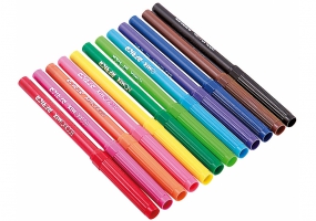 Фломастери Create, Soft Tip 12 кольорів COOLFORSCHOOL CF15216