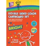 Набір кольорового картону двостороннього А4, 10 арк., "CFS" COOLFORSCHOOL CF21003