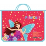 Портфель пластиковый на молнии "Princess" COOLFORSCHOOL CF30001-05
