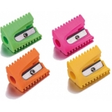 Чинка пластикова Roof, 1 лезо, асорті COOLFORSCHOOL CF40672