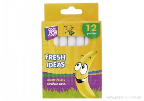 Мел школьный белый Fresh Ideas, 12 шт. COOLFORSCHOOL CF60701
