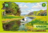 Альбом для рисования на скобе, 20 листов, "Seasons" COOLFORSCHOOL CF60902-01