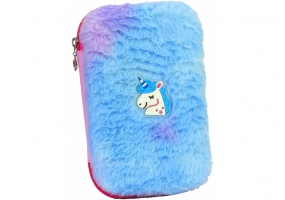 Пенал на 2 отделения с пайетками COOLFORSCHOOL CF6490-white CF6514-blue