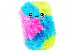 Пенал на 1 отделение с плюшем и аппликацией COOLFORSCHOOL CF6549-light CF6549-mixed