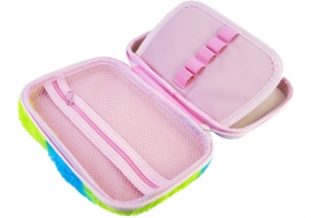 Пенал на 1 отделение с плюшем и аппликацией COOLFORSCHOOL CF6549-light CF6549-mixed