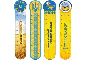 Закладки пластиковые для книг "UA" (4 шт.) COOLFORSCHOOL CF69110-02