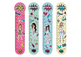 Закладинки пластикові для книг Girls (4 шт.) COOLFORSCHOOL CF69113