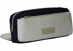 Пенал на 2 відділення з кишенею COOLFORSCHOOL CF6920-black