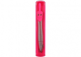 Циркуль з лінійкою, Economix, рожевий COOLFORSCHOOL CF81438