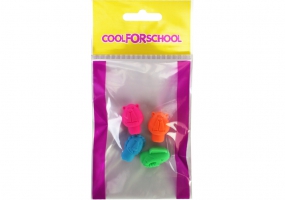 Набір гумок-насадок для олівця, 4 шт. COOLFORSCHOOL CF81735-99