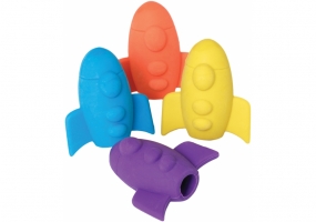 Ластик-насадка на карандаш Rocket, цвета ассорти COOLFORSCHOOL CF81763