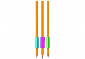 Трикутна гумка-грип для олівця Stripy, кольори асорті COOLFORSCHOOL CF81765