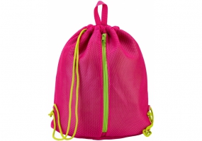 Сумка для взуття з кишенею на блискавці, рожева COOLFORSCHOOL CF86403