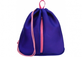 Сумка для взуття з кишенею на блискавці, синя COOLFORSCHOOL CF86406