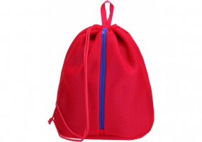 Сумка для взуття з кишенею на блискавці, темно-рожева COOLFORSCHOOL CF86409