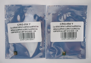 Чіп для картриджа Canon 054 для mf642 1.2k Yellow CHIP-CAN-054-Y