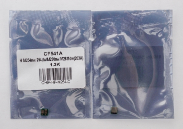 Чіп для картриджа cf541a для HP m254 Cyan 1.3k CHIP-HP-M254-C
