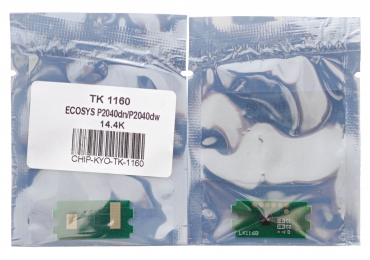Чип для картриджа tk-1160 для Kyocera ecosys p2040 14.4k CHIP-KYO-TK-1160