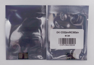 Чіп для картриджа OKI 46508734 для c332/mc363 Magenta 3k CHIP-OKI-C332-M