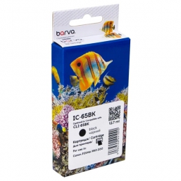 Картридж совместимый Canon CLI-65BK (4215C001) 860 стр, черный Barva (IC-65BK) CI-BAR-CAN-CLI-65-B