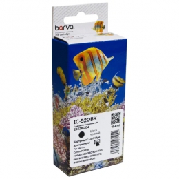 Картридж сумісний Canon PGI-520PGBK (2932B004) 400 арк, чорний Barva (IC-520BK) CI-BAR-CAN-PGI520-B