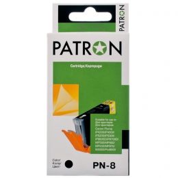 Картридж сумісний Canon cli-8bk (0620b024) 13 мл, чорний Patron (pn-8bk) CI-CAN-CLI-8-B1-PN