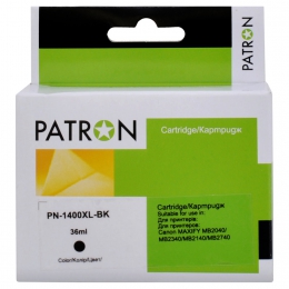 Картридж совместимый Canon pgi-1400bk xl (9185b001) 1200 стр, черный Patron (pn-1400xl-bk) CI-CAN-PGI1400XLB-PN