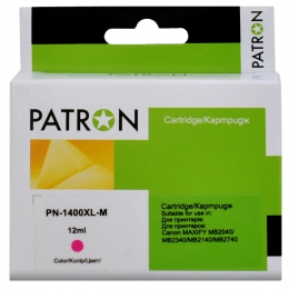 Картридж совместимый Canon pgi-1400m xl (9203b001) 900 стр, пурпурный Patron (pn-1400xl-m) CI-CAN-PGI1400XLM-PN