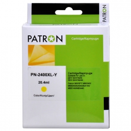 Картридж совместимый Canon pgi-2400y xl (9276b001) 1520 стр, желтый Patron (pn-2400xl-y) CI-CAN-PGI2400XLY-PN