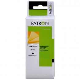 Картридж сумісний Canon pgi-470bk xl (0321c001) 20.4 мл, чорний Patron (pn-470xl-bk) CI-CAN-PGI470XLBK-PN