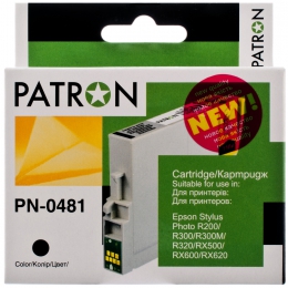 Картридж сумісний Epson t0481 (c13t04814010) 460 арк, чорний Patron (pn-0481) CI-EPS-T048140-B-PN
