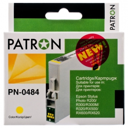Картридж сумісний Epson t0484 (c13t04844010) 460 арк, жовтий Patron (pn-0484) CI-EPS-T048440-Y-PN
