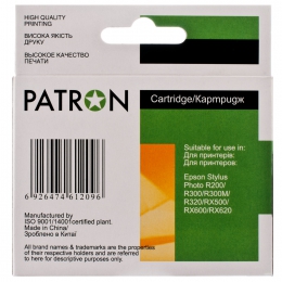 Картридж совместимый Epson t0485 (c13t04854010) 460 стр, светло-голубой Patron (pn-0485) CI-EPS-T048540-LC-PN