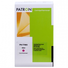 Картридж совместимый Epson t7893 xxl (c13t789340) 2.9k стр, пурпурный Patron (pn-t7893) CI-EPS-T7893-M-PN