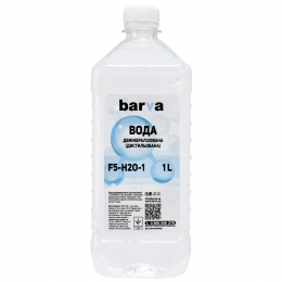 Вода демінералізована (дистильована) Barva флакон 1 л (f5-h2o-1) CS-BARE-F5-H2O-1