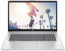 Ноутбук HP 17-cn4043ua 17.3" FHD IPS AG, Intel 5-120U, 16GB, F512GB, UMA, DOS, серебристый CS8C0EA