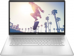 Ноутбук HP 17-cp2039ua 17.3" FHD IPS AG, AMD R5-7520U, 16GB, F1TB, UMA, DOS, сріблястий CS8E3EA