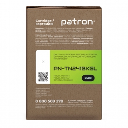 Тонер-картридж совместимый Brother tn-241bk, черный green label Patron (pn-tn241bkgl) CT-BRO-TN-241BK-PNGL