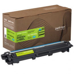 Тонер-картридж сумісний Brother tn-241c, блакитний green label Patron (pn-tn241cgl) CT-BRO-TN-241C-PN-GL
