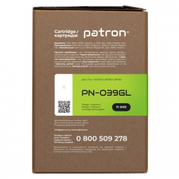 Картридж совместимый Canon 039 green label Patron (pn-039gl) CT-CAN-039-PN-GL
