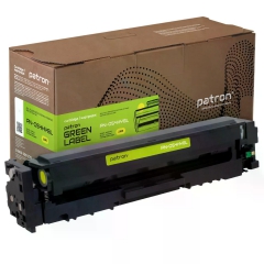 Картридж совместимый Canon 054H Green Label, желтый Patron (PN-054HYGL) CT-CAN-054H-Y-PN-GL