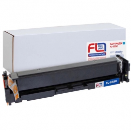 Картридж совместимый Canon 055 голубой Free Label (FL-055C) CT-CAN-055-C-FL