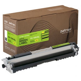 Тонер-картридж сумісний Canon 729 жовтий green label Patron (pn-729ygl) CT-CAN-729-Y-PN-GL