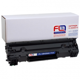 Картридж сумісний HP 36a (cb436a)/Canon 713 free label (fl-cb436a/713) CT-HP-CB436A-FL