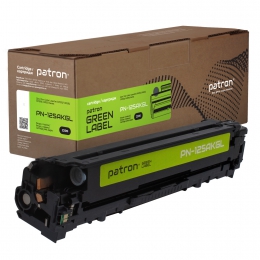 Картридж сумісний HP 125a (cb540a) green label, чорний Patron (pn-125akgl) CT-HP-CB540A-B-PN-GL