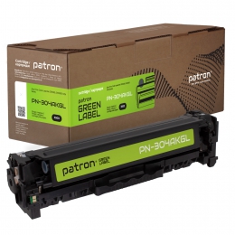 Картридж сумісний HP 304a (cc530a) green label, чорний Patron (pn-304akgl) CT-HP-CC530A-B-PN-GL